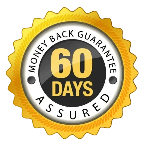 60 day money back guarantee badge